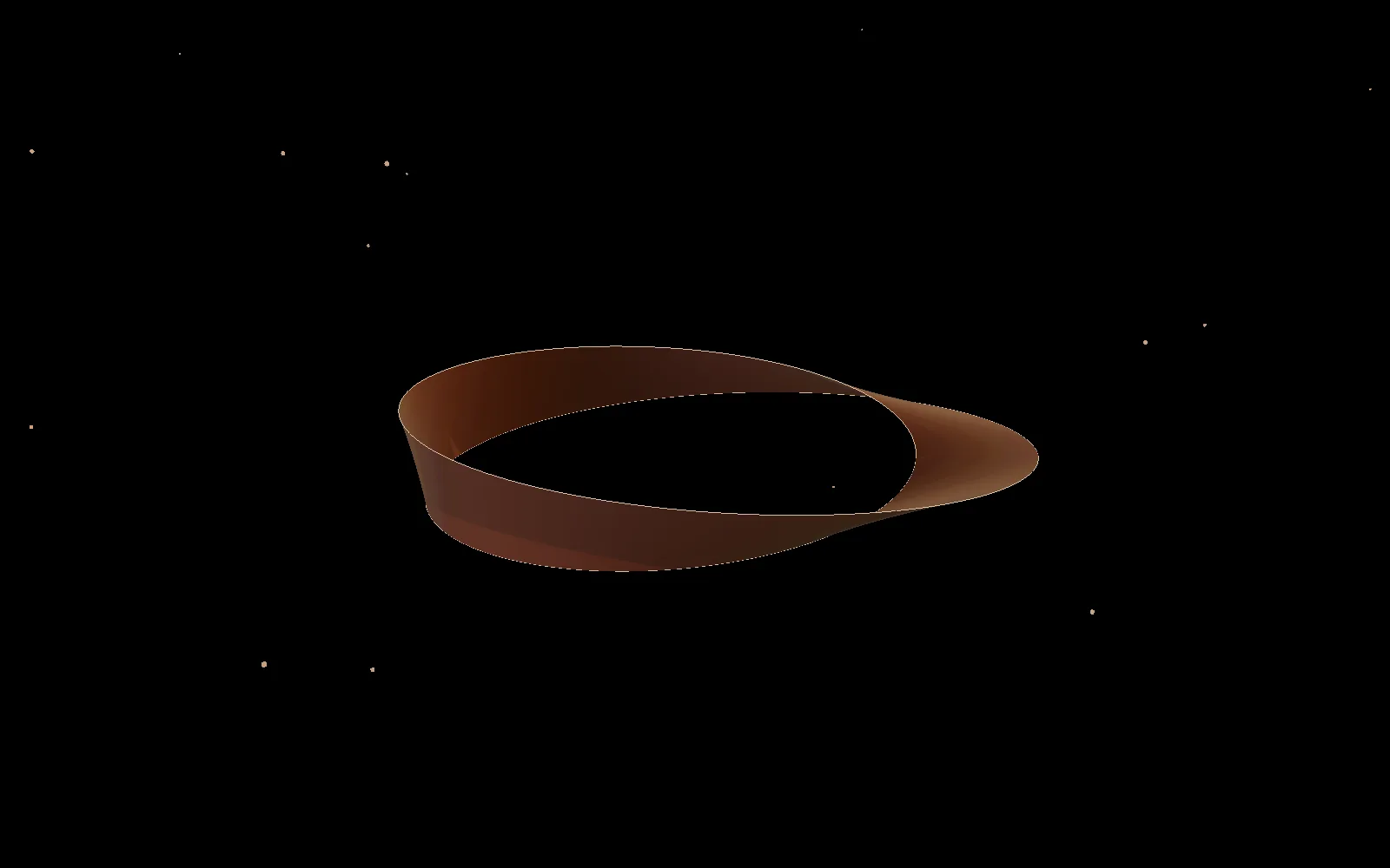 Möbius strip, a still from the live formation