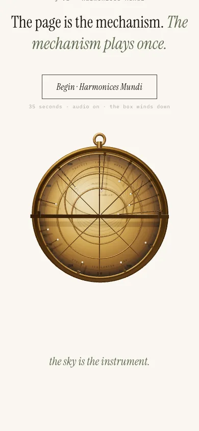 Astrolabe on a phone.