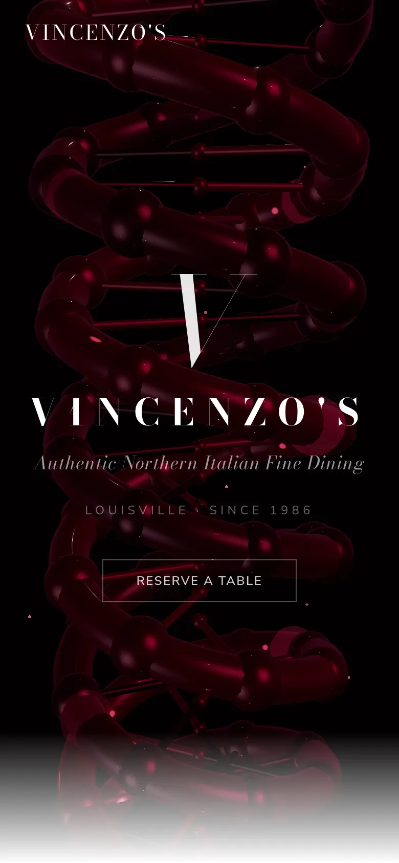 Vincenzo's - the same site on a phone.