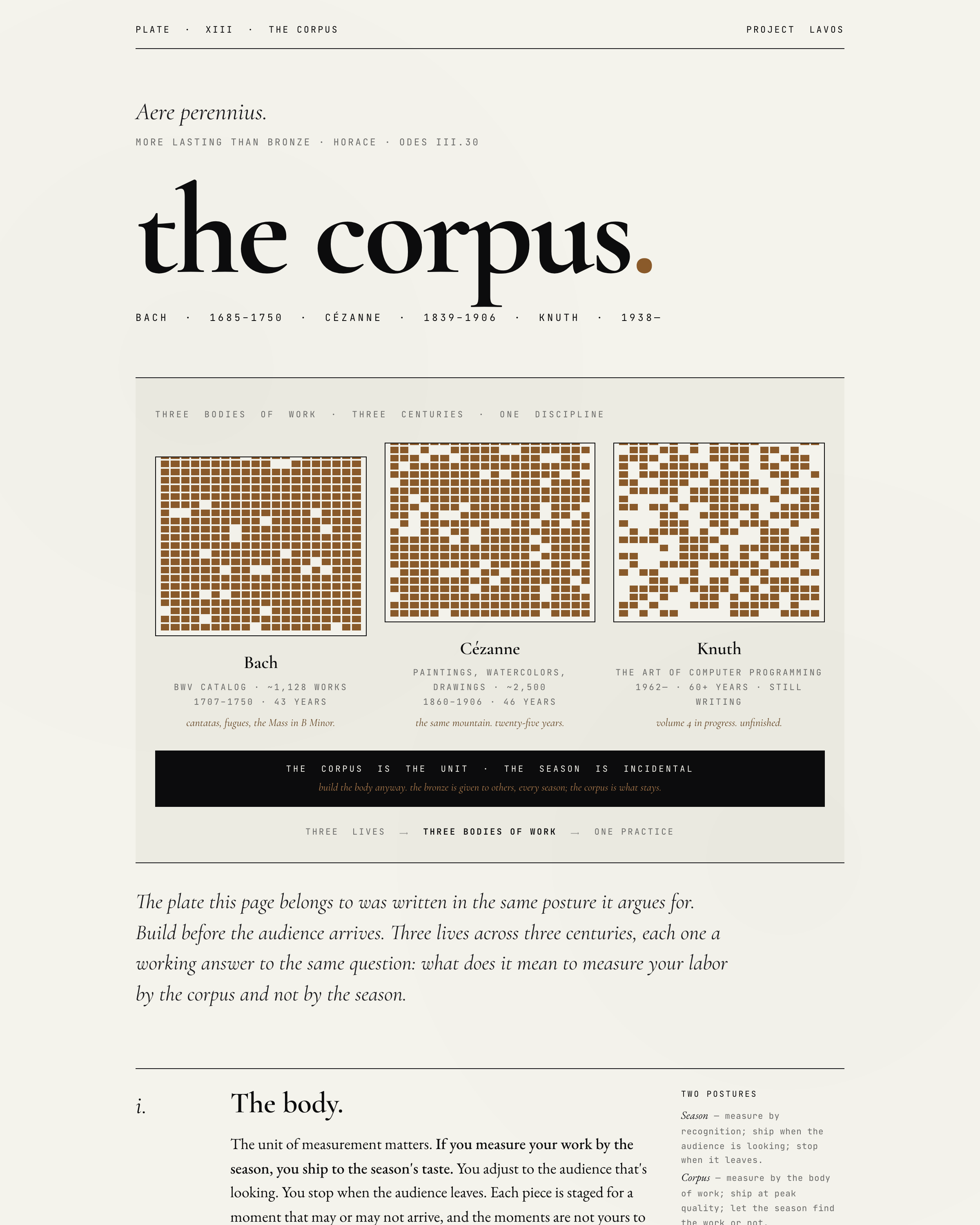 The Corpus - Plate XIII from the Project Lavos visual studies