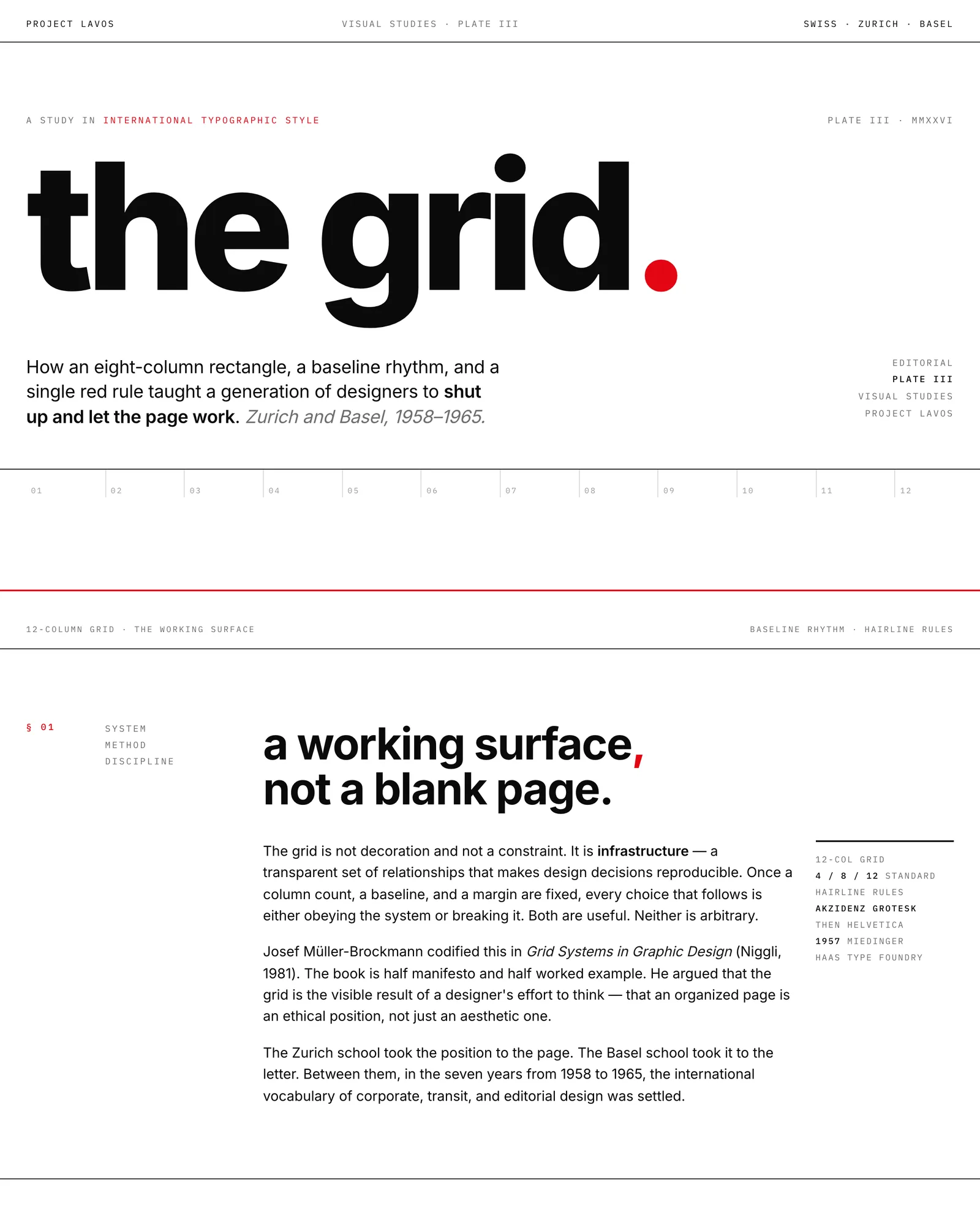 The Grid - Plate III from the Project Lavos visual studies